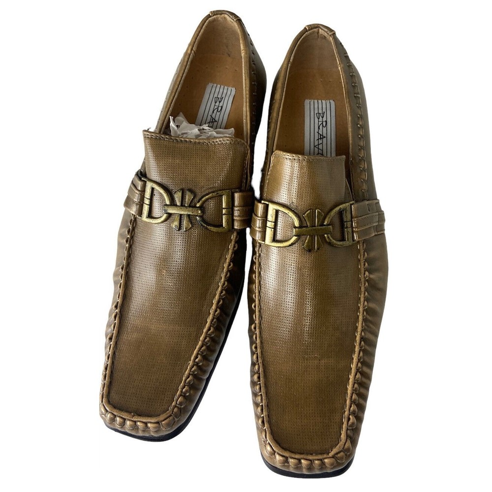 Bravo Men’s Dress Shoe Men’s Size 8 Tan New
